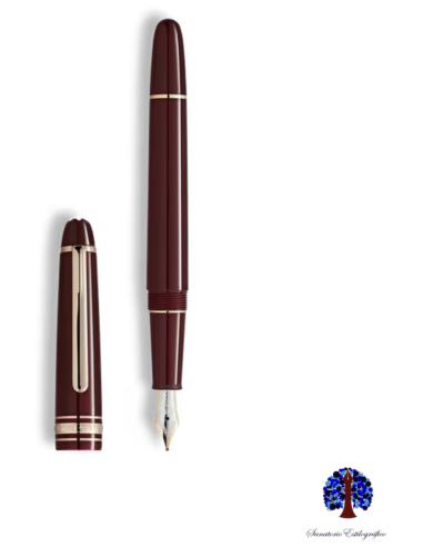 Pluma Estilográfica Montblanc Meisterstück Burdeos Classique
